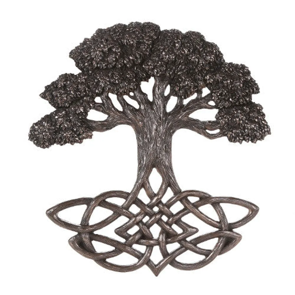 13" Tree of Life Wall Plaque in Bronze