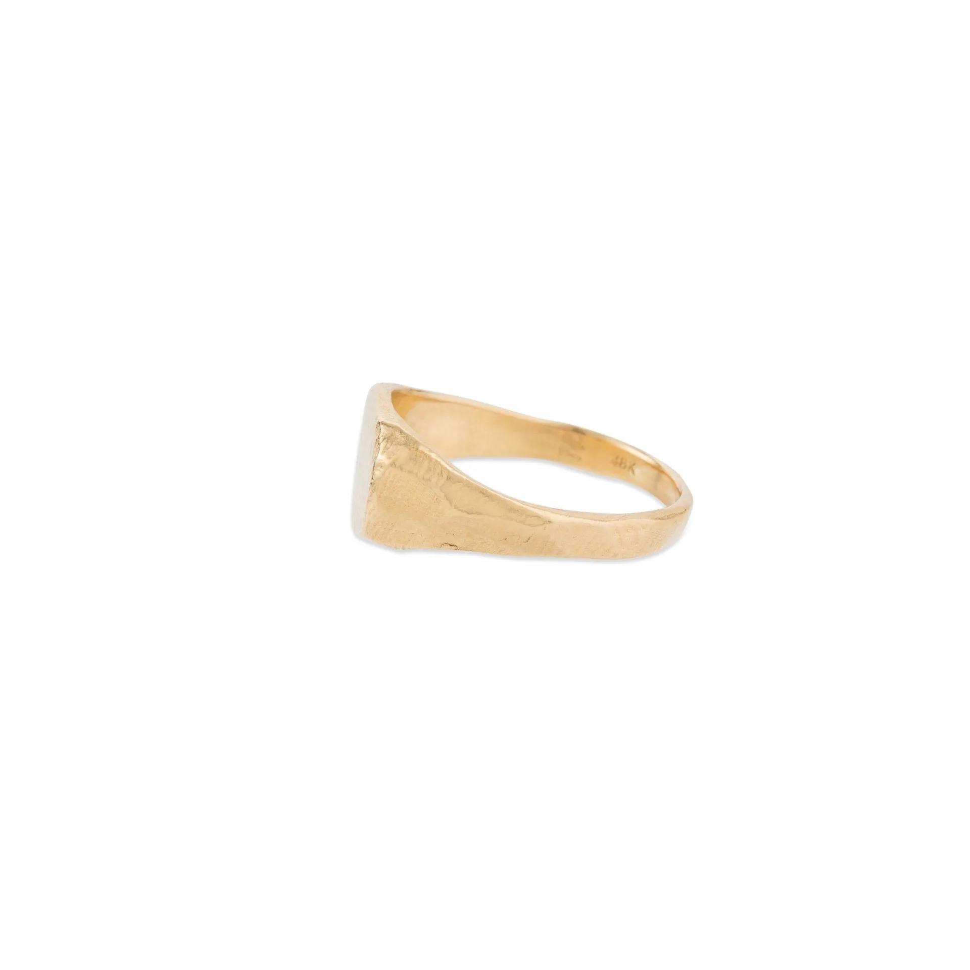 18K Petite Signet Ring