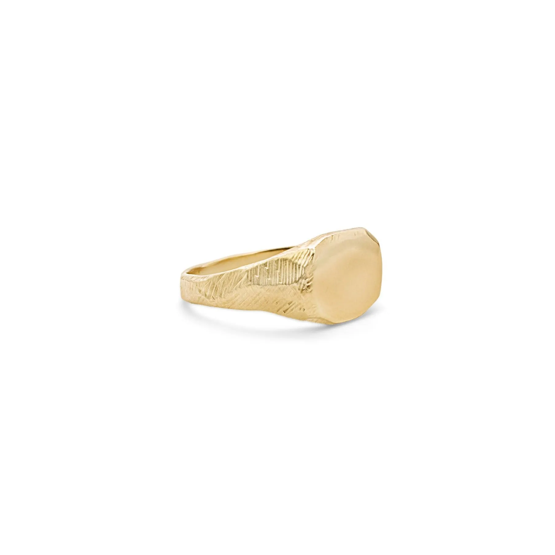 18K Petite Signet Ring