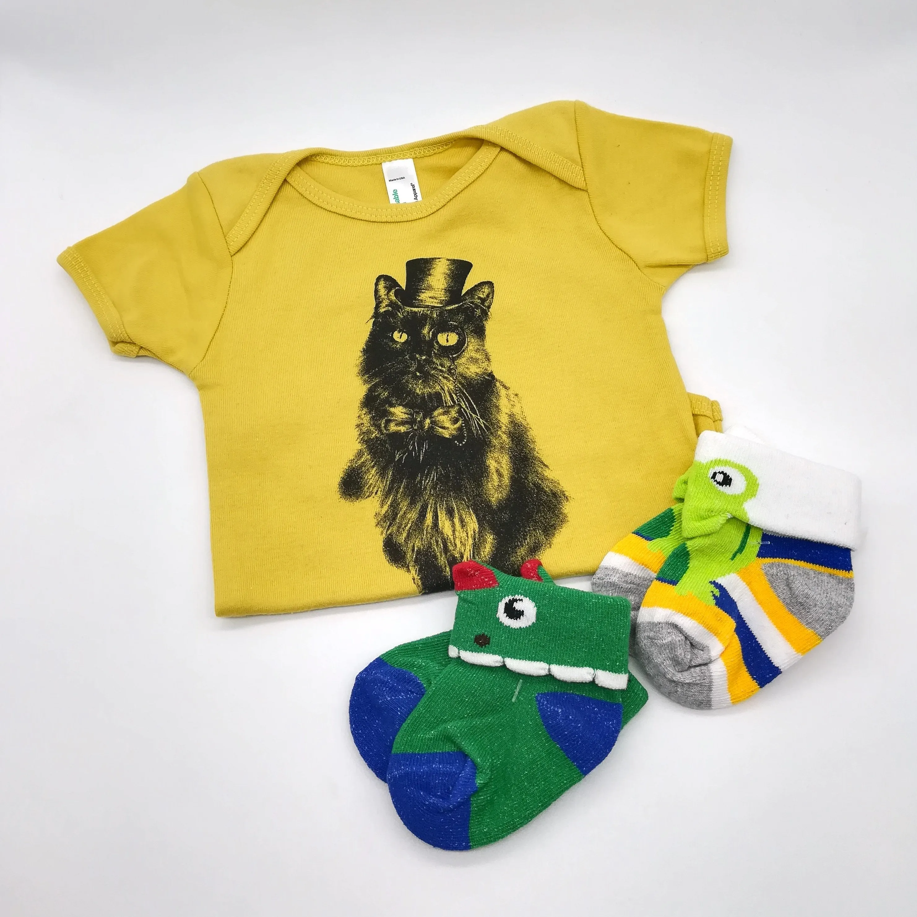 2 Pairs of 3d Animal Socks- Dino Croco & Jumpy Froggy