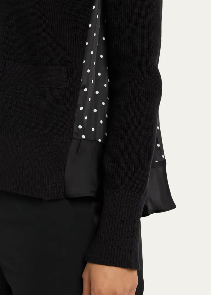 2306946 Polka dot print cardigan