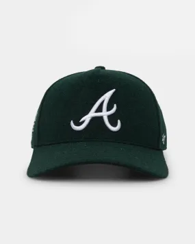 47 Brand Atlanta Braves Cliffside Offside DT Snapback Dark Green