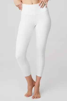 7/8 High-Waist Airbrush Legging - White