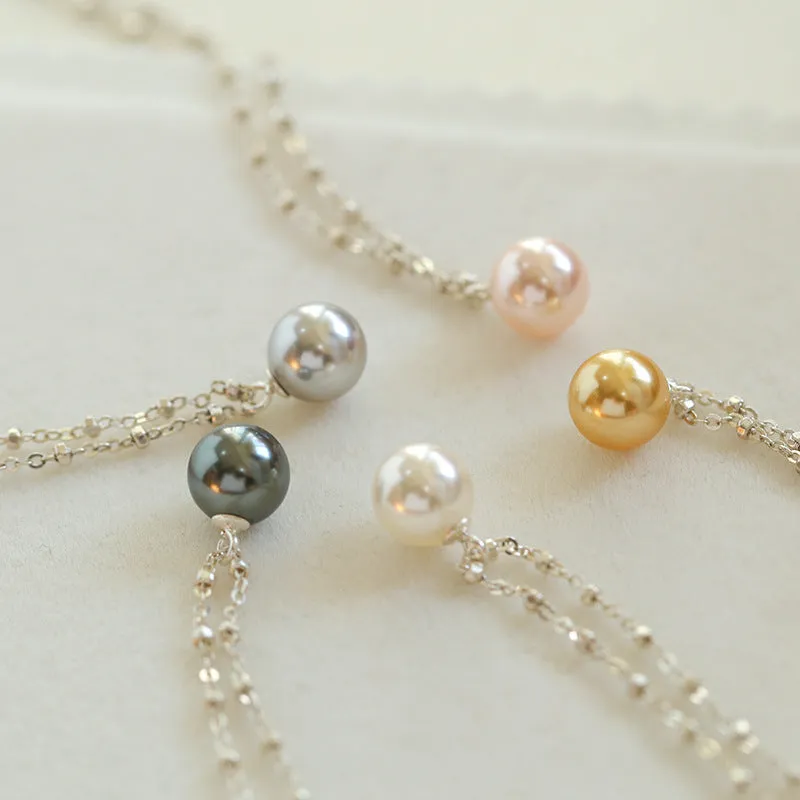 8mm Swarovski Pearl Pendant Necklace