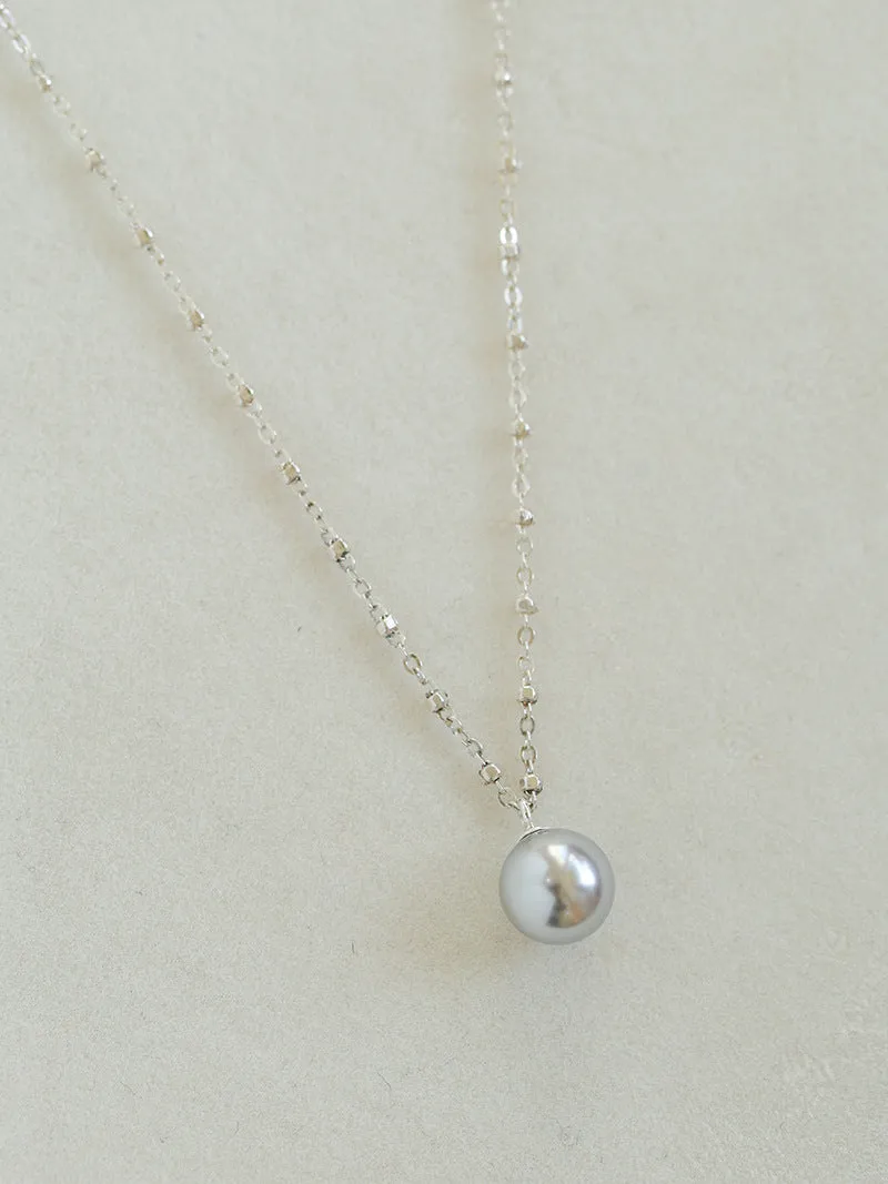 8mm Swarovski Pearl Pendant Necklace