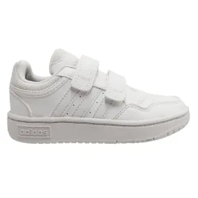 Adidas Tenis Escolar Para Niñas Y Niños Con Velcro GW0436 Hoops 3.0 Cf C