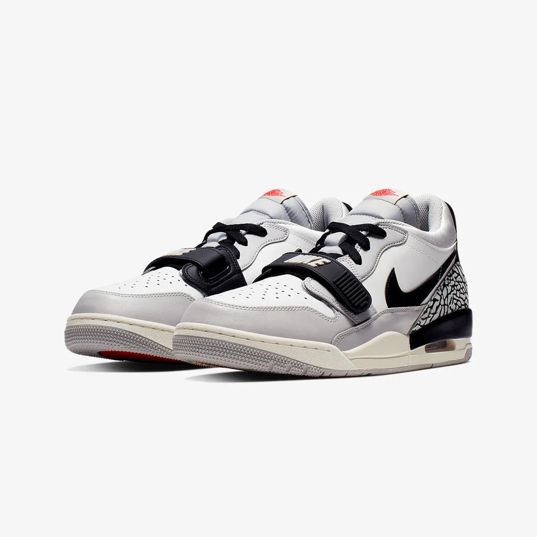 AIR JORDAN LEGACY 312 LOW 'SUMMIT WHITE/FIRE RED-TECH GREY-BLACK