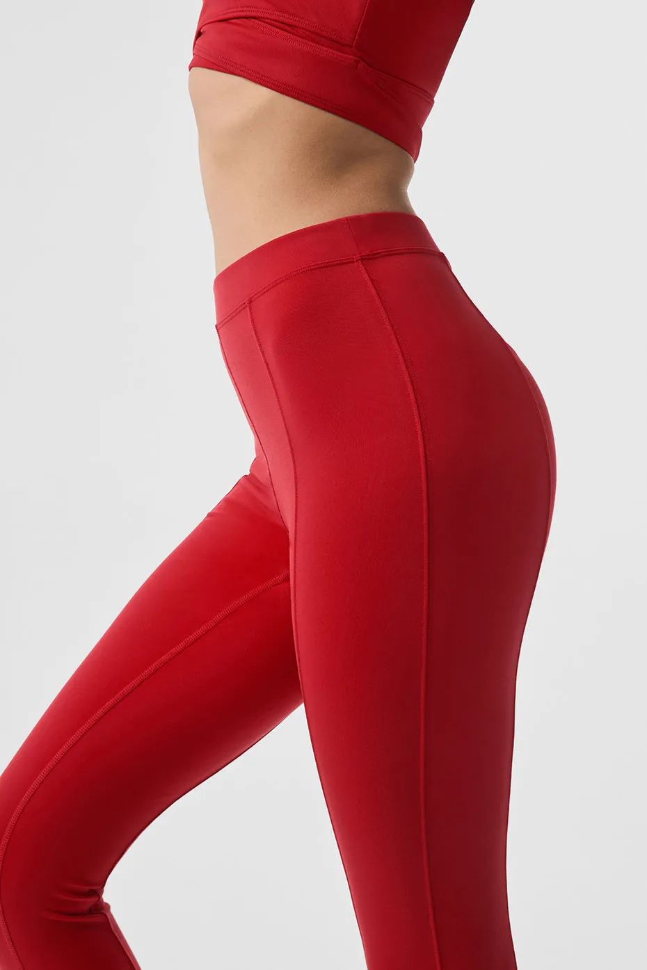 Airbrush High-Waist Enso Legging - Classic Red