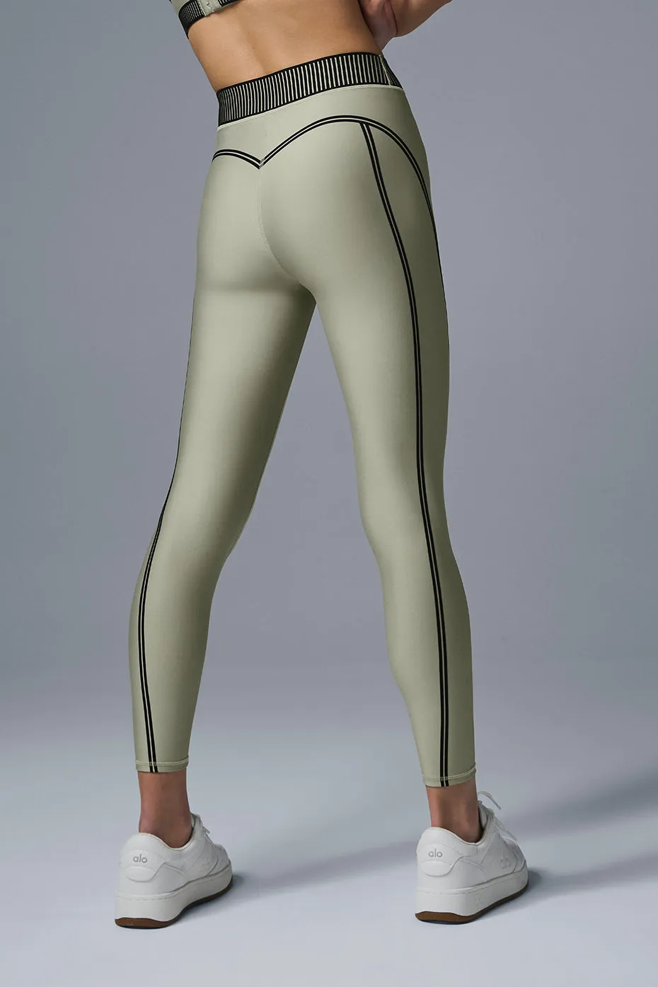 Airlift High-Waist 7/8 Line Up Legging - Limestone