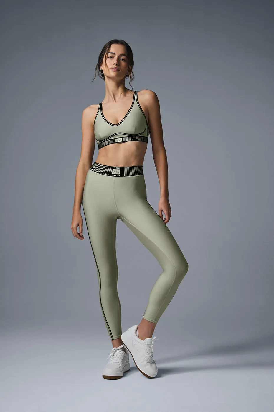 Airlift High-Waist 7/8 Line Up Legging - Limestone