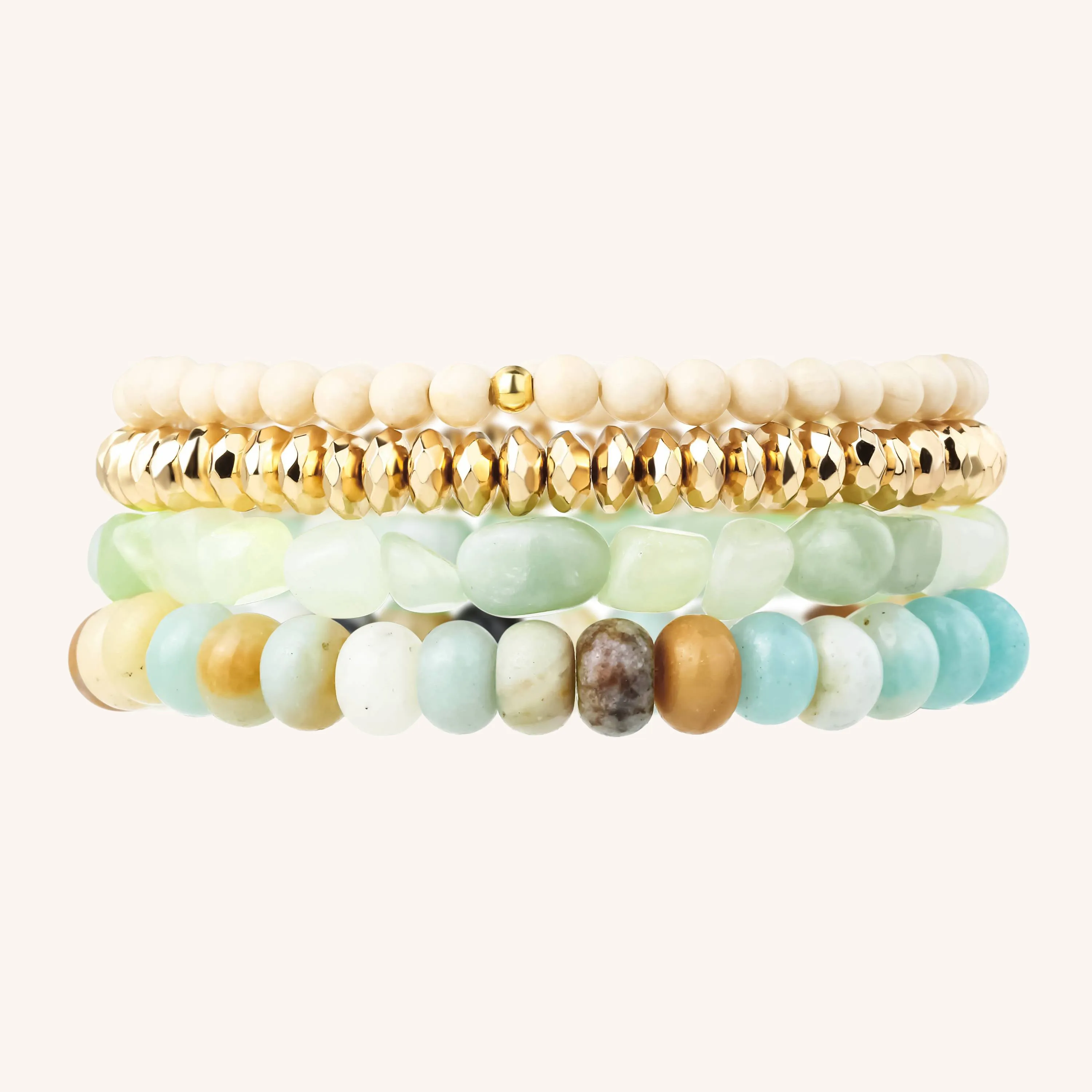 Amazonite Stacking Bracelet Set