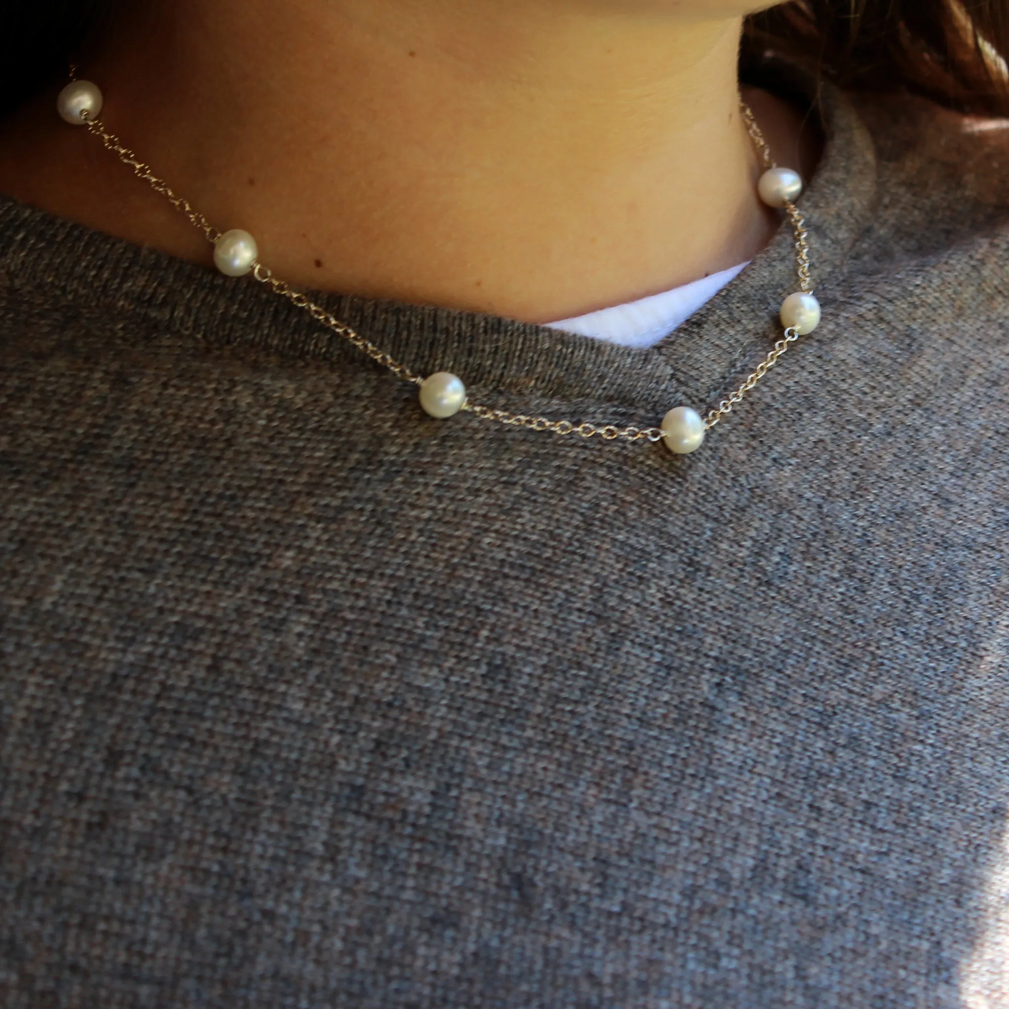 Anna Pearl Necklace