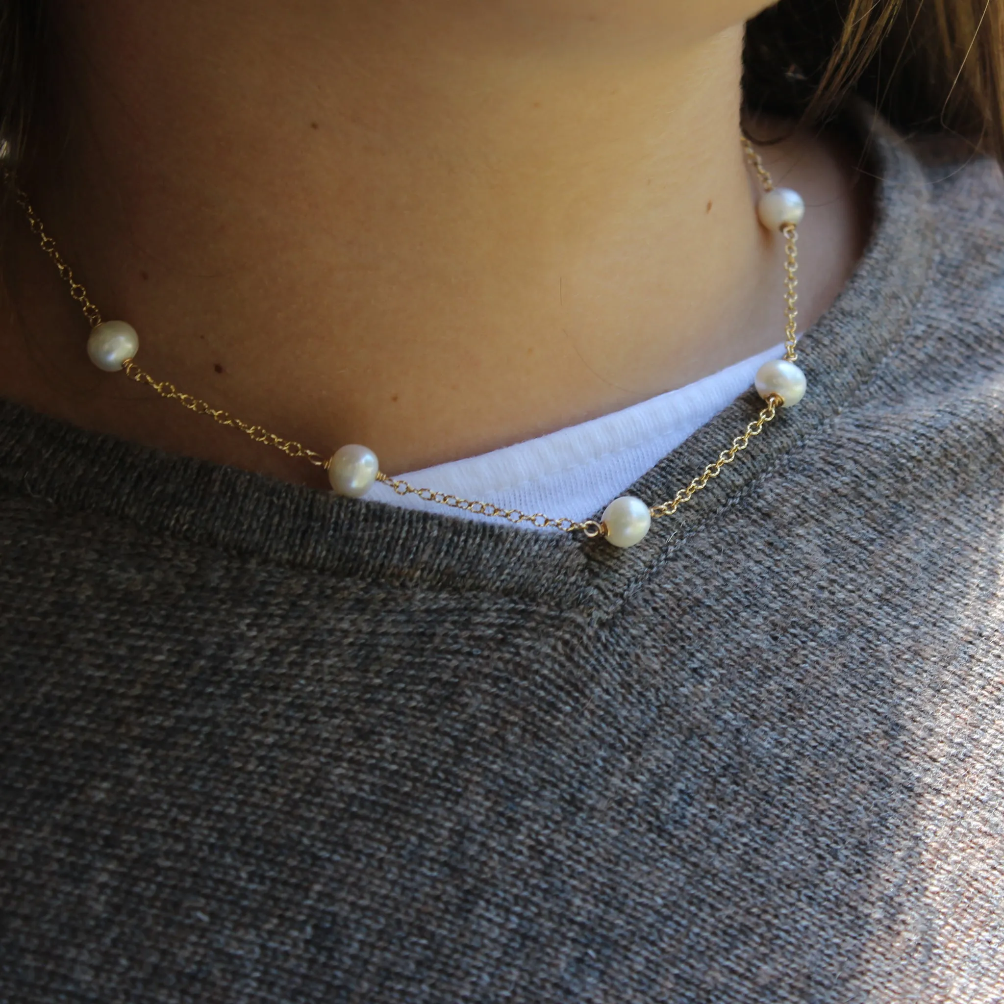 Anna Pearl Necklace