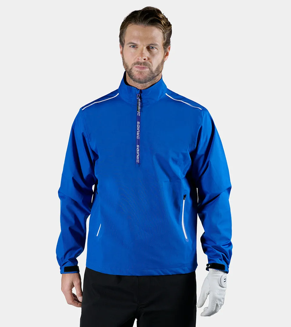 AQUA SHIELD 1/4 ZIP RAIN JACKET - BLUE