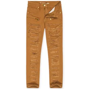 Argonaut Nations Kids Heavy Ripped Jeans (Wheat)