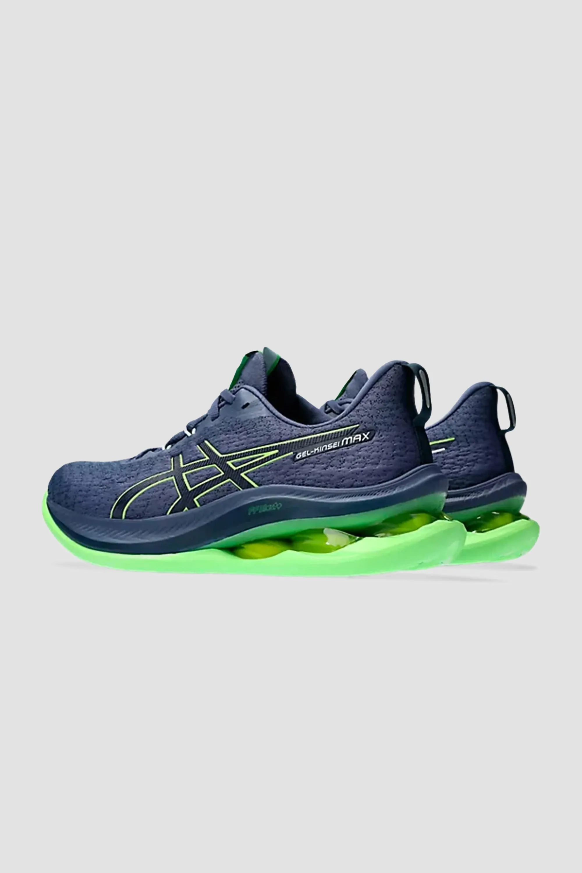 ASICS Men's Gel-Kinsei Max Sneaker in Thunder Blue/Electric Lime