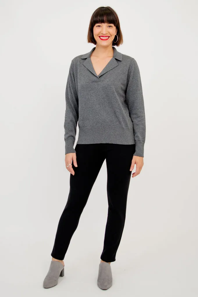 Astrid Sweater, Grey, Cotton