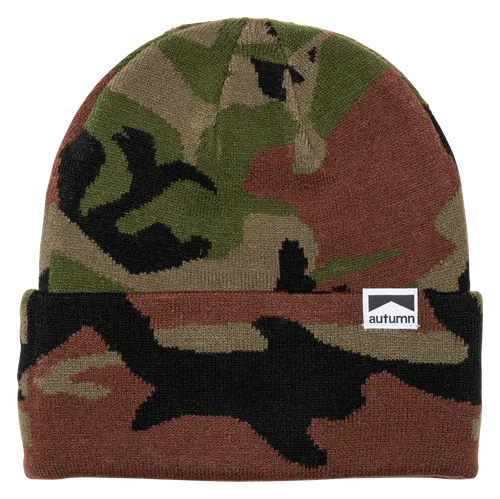 Autumn Headwear Surplus Camo Beanie - Army