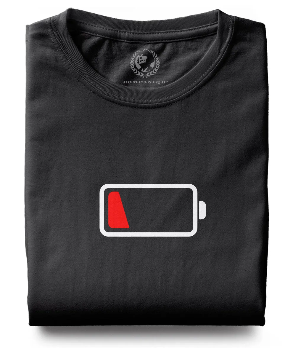 Battery empty ― Men's T-Shirt - Schwarz