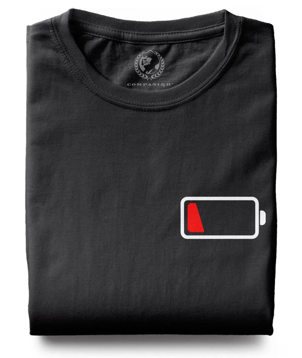 Battery empty ― Men's T-Shirt - Schwarz