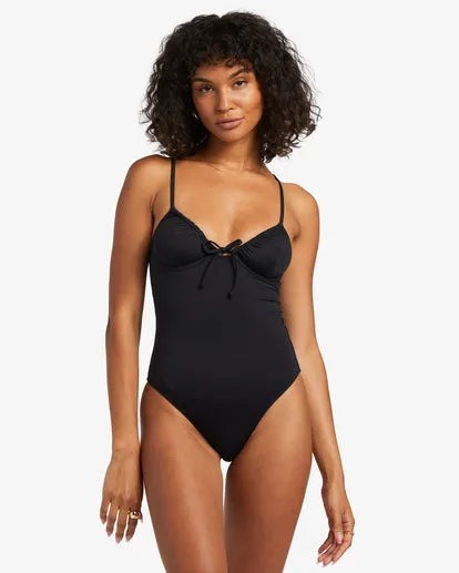 Billabong Sol Searcher One Peice Swimsuit - Black Pebble