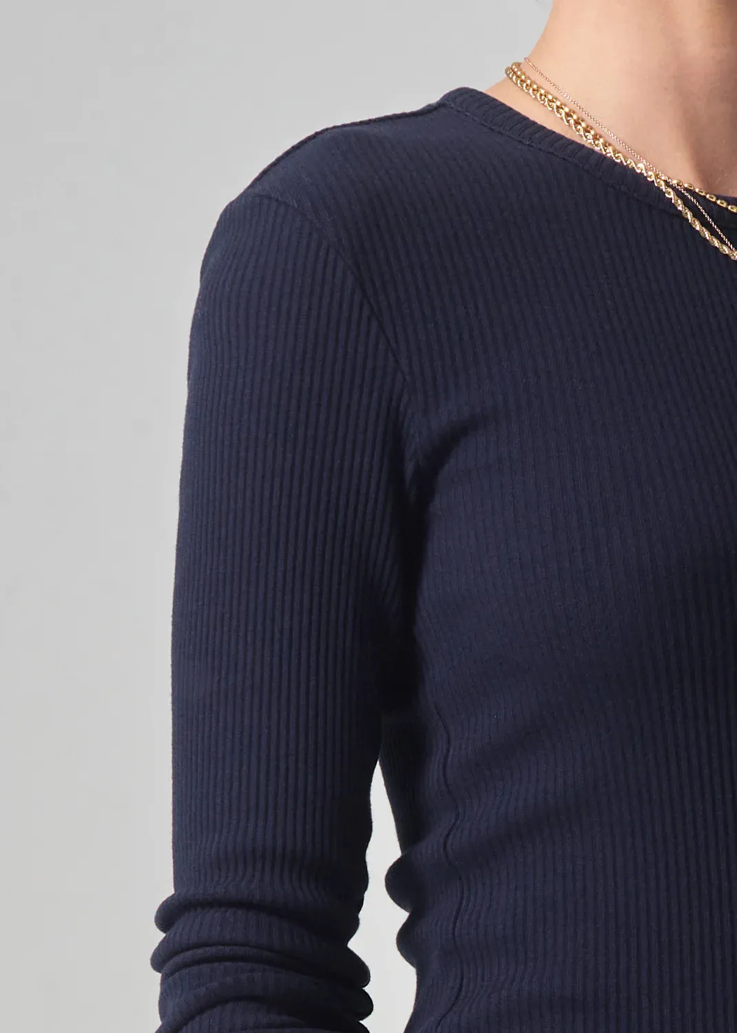 Bina Crewneck ~ Navy