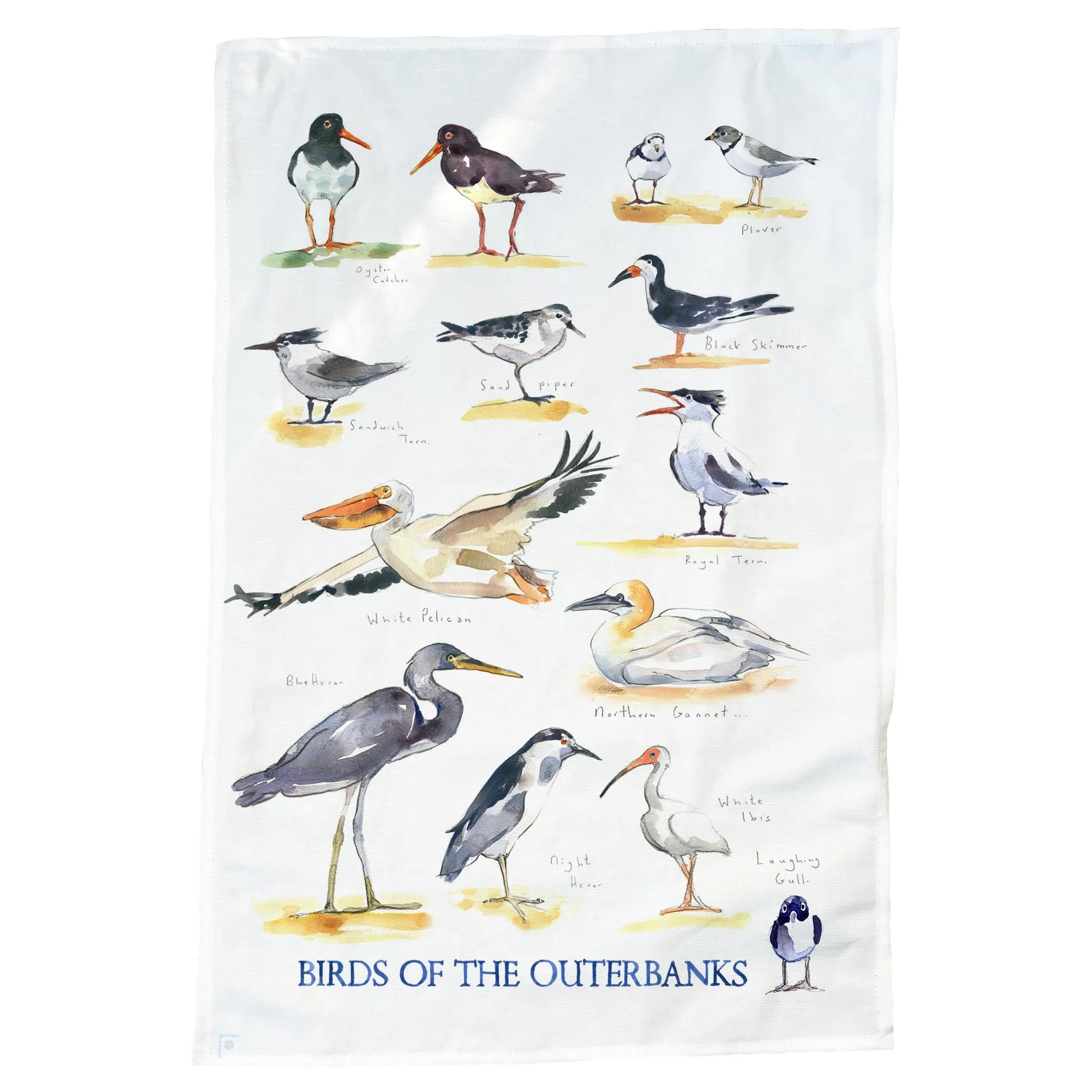 Birds of the Outer banks T Towels