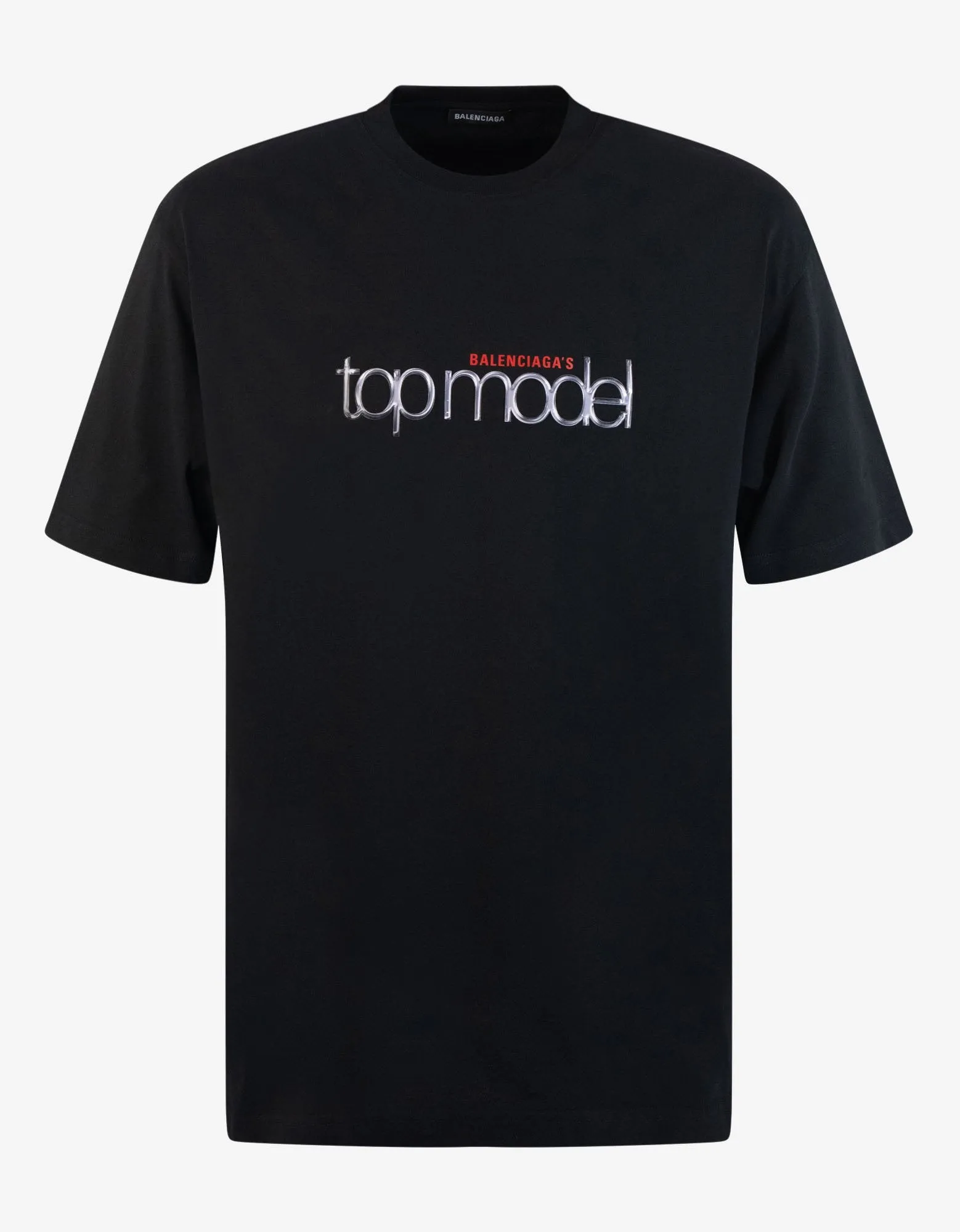 Black Top Model Medium Fit T-Shirt