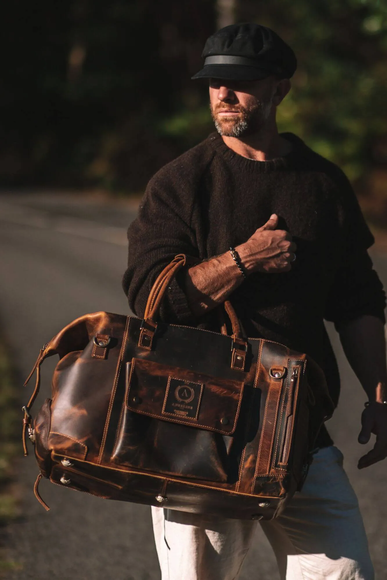 Branson Leather Weekend Bag