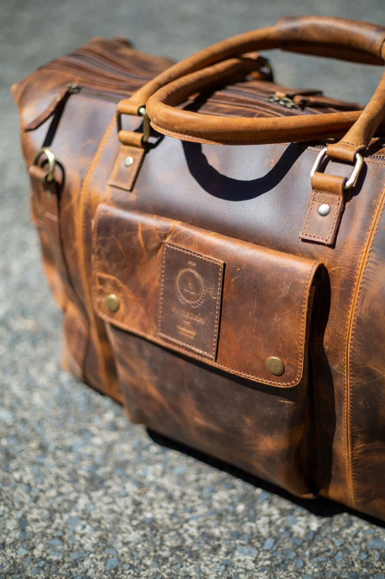 Branson Leather Weekend Bag