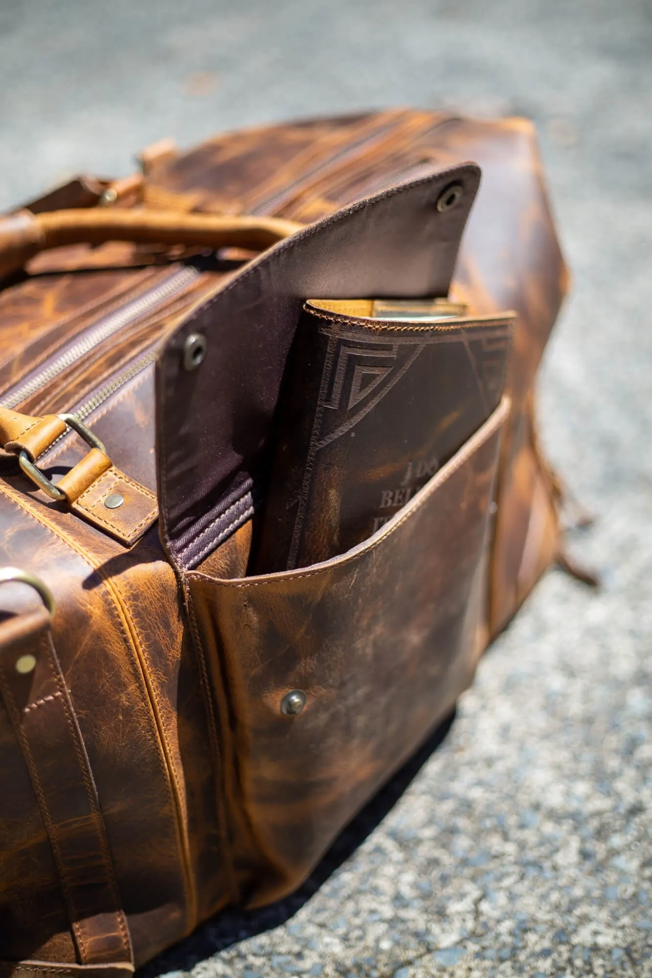 Branson Leather Weekend Bag