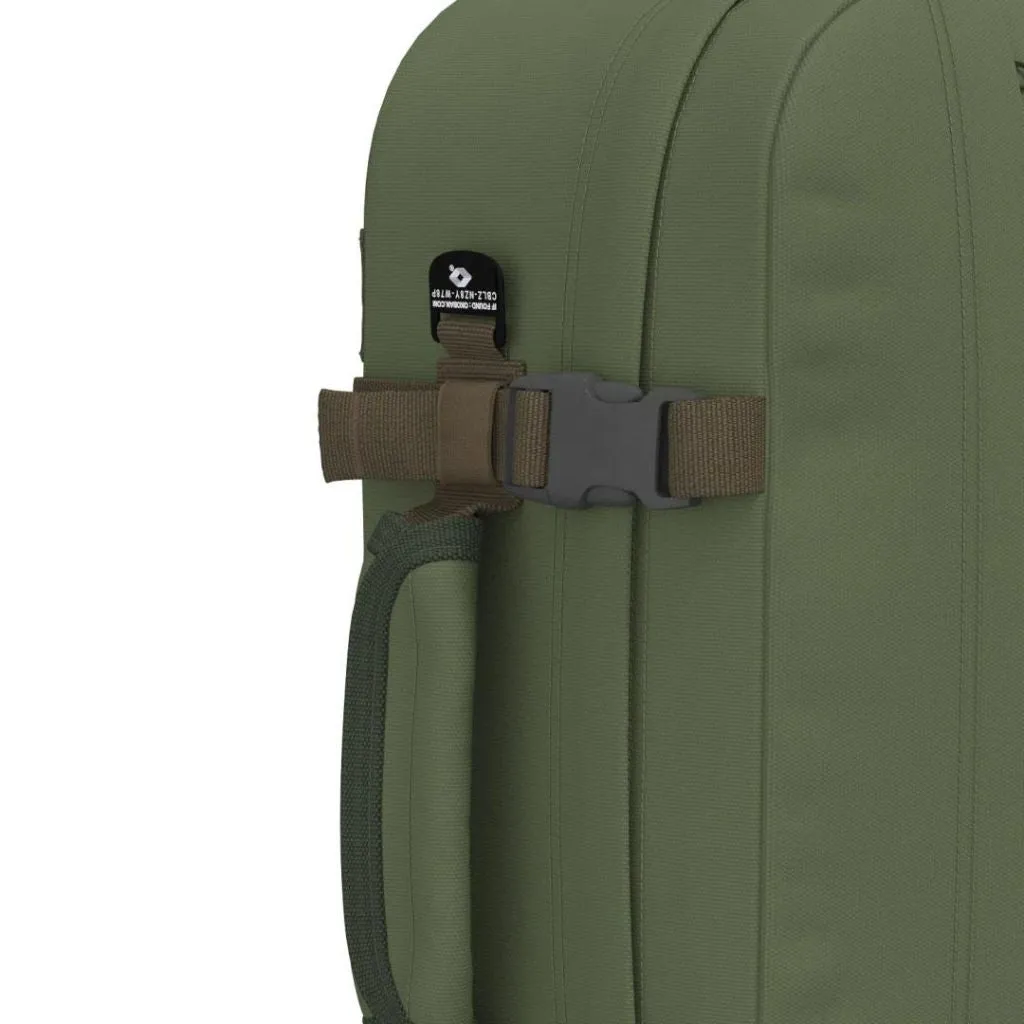 CabinZero Classic 44L Lightweight Carry On Backpack - Georgian Khaki