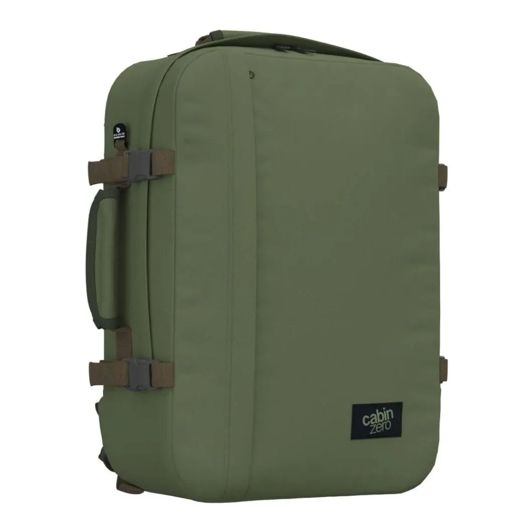 CabinZero Classic 44L Lightweight Carry On Backpack - Georgian Khaki