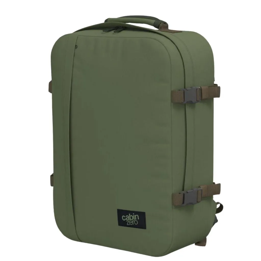 CabinZero Classic 44L Lightweight Carry On Backpack - Georgian Khaki