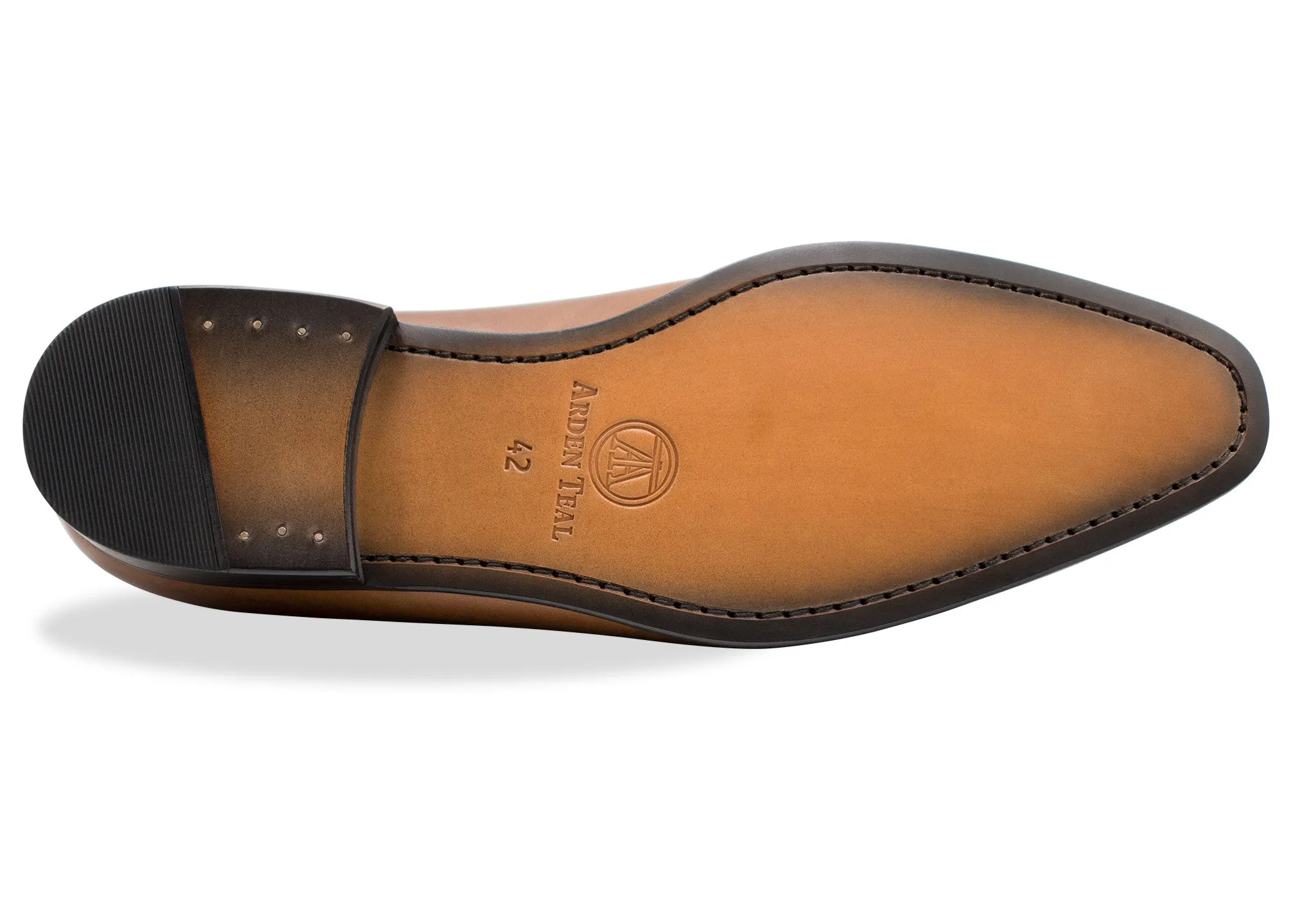 Caleta Blake Stitch Chestnut Derby