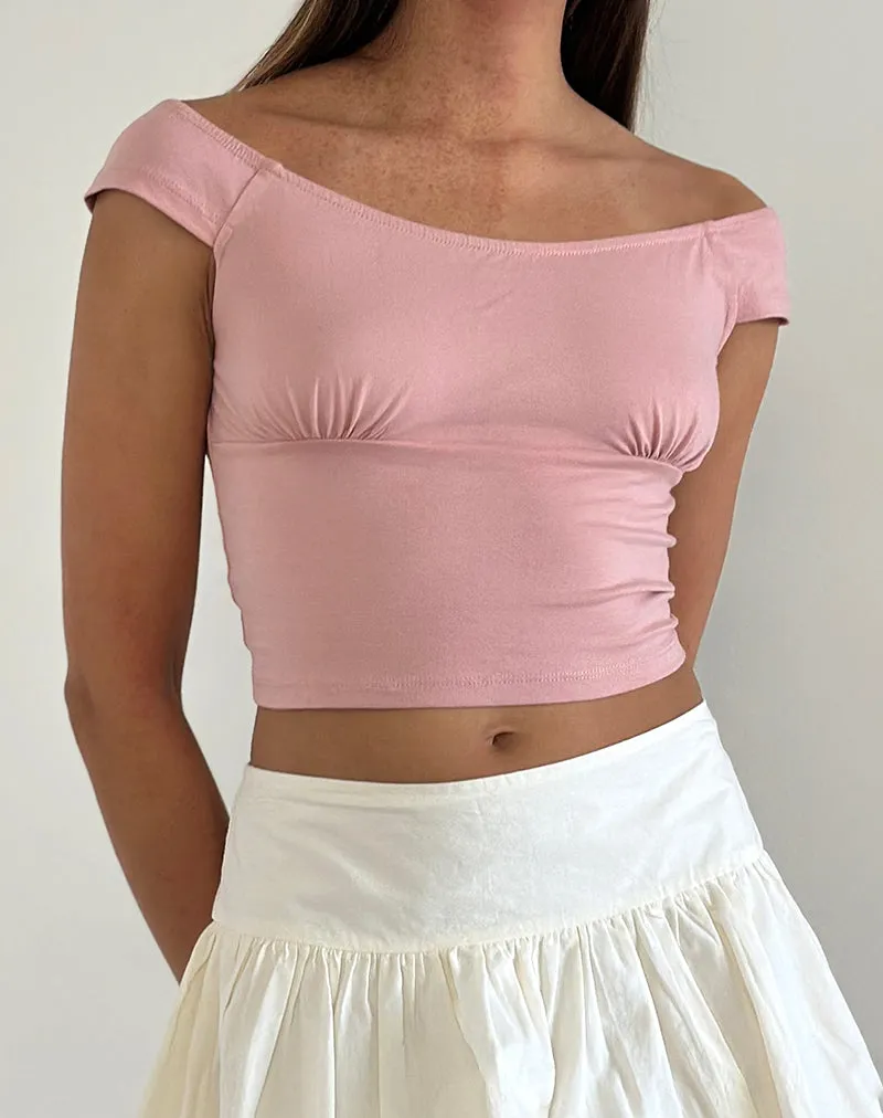 Cania Corset Top in Pink Lady