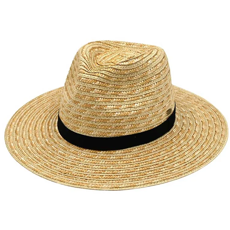 C.C Classic Straw Panama Hat