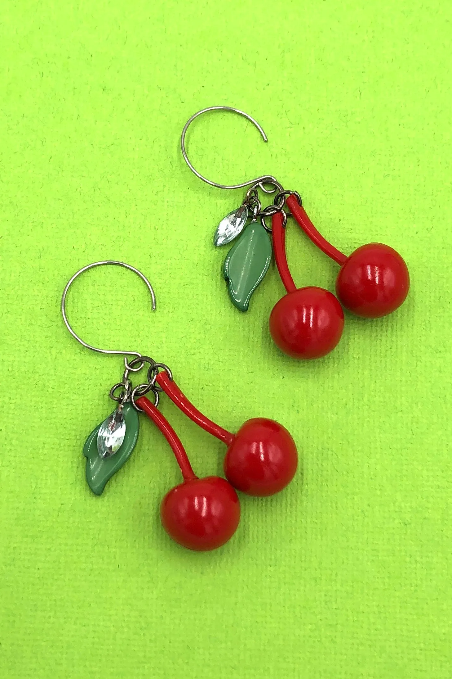 Cherry Bombshell Drop Earrings