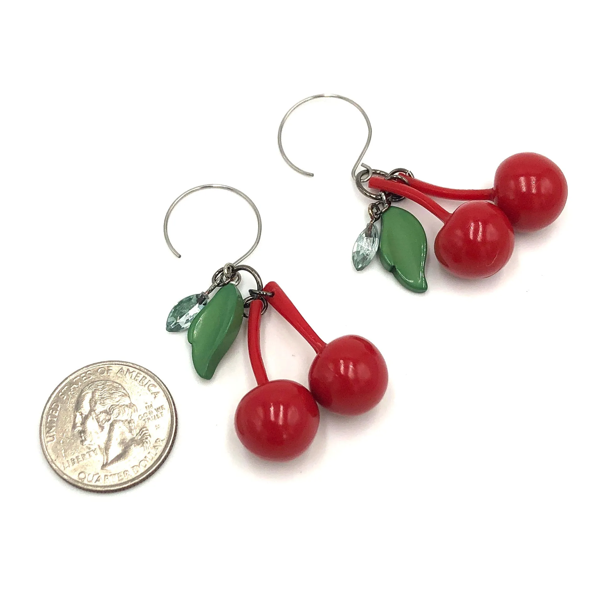 Cherry Bombshell Drop Earrings