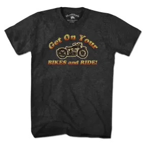 Chowdaheadz - Get On Your Bikes And Ride T-Shirt Medium