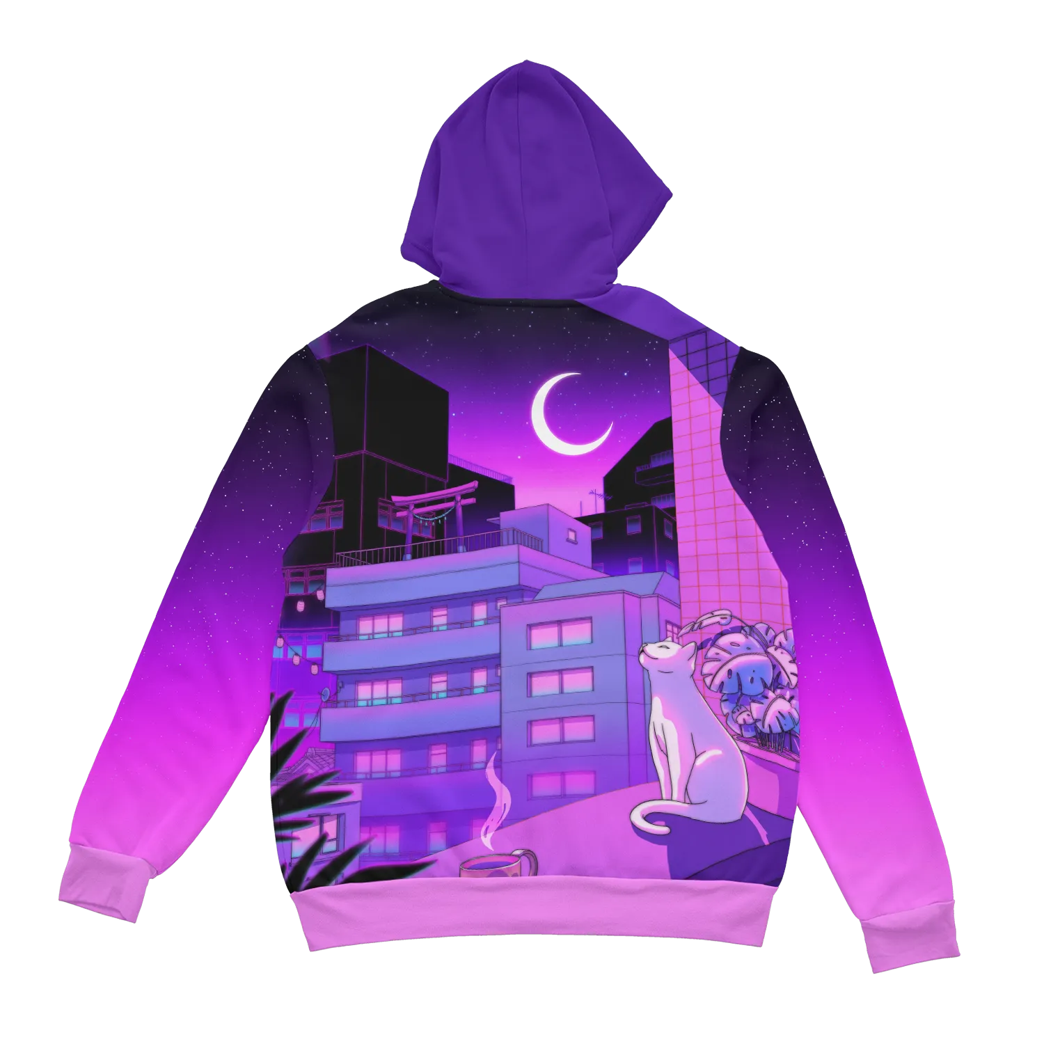 City Nights Zip Up Hoodie