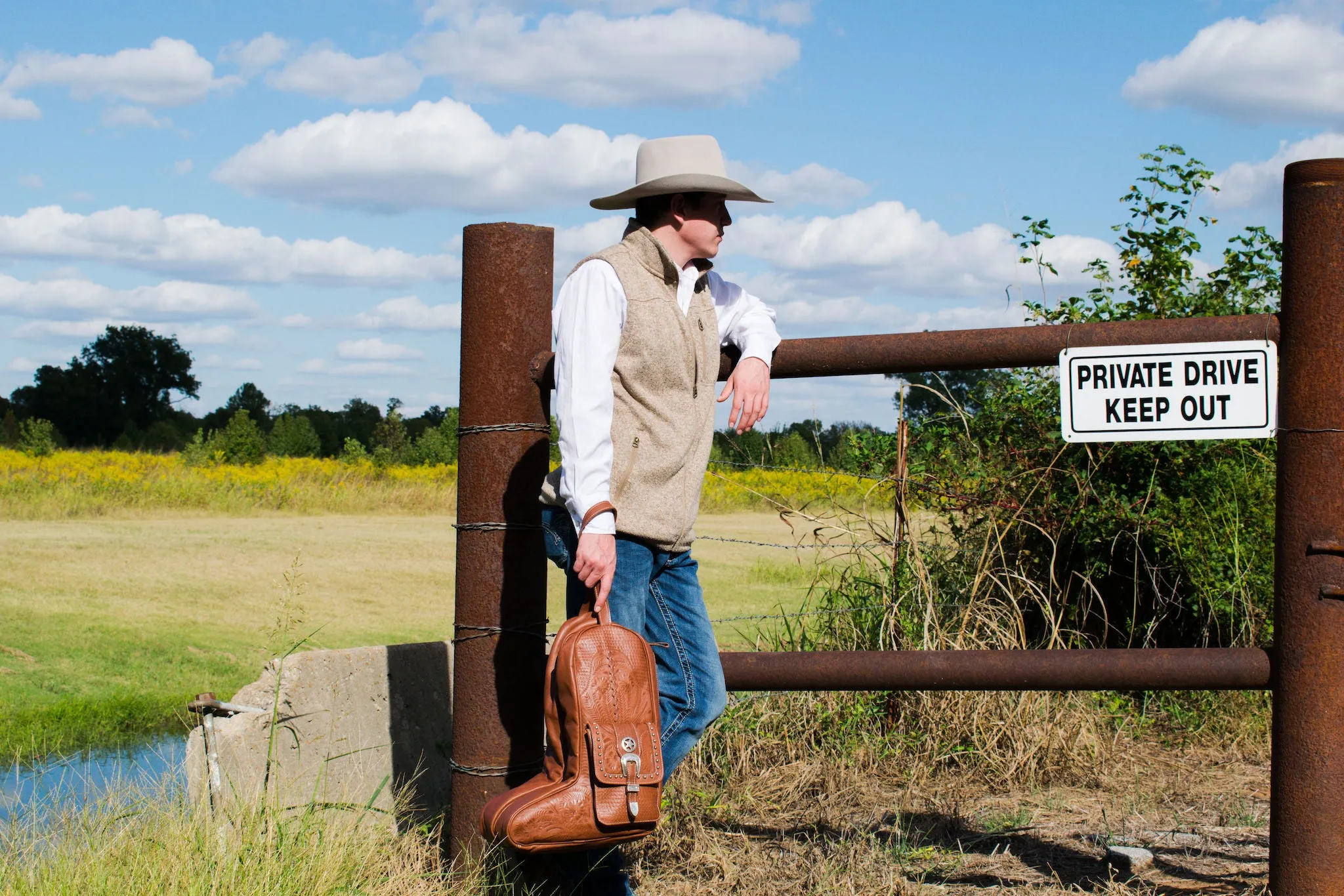 Classic Boot Bag w/ 2 Individual Compartments