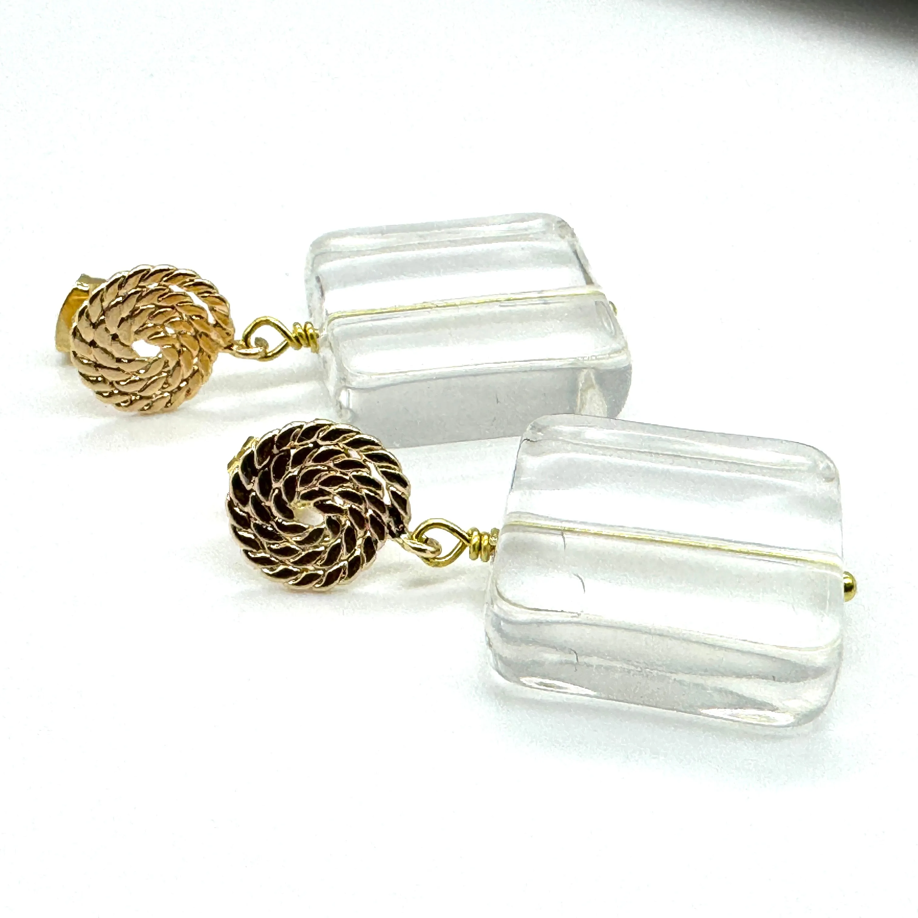 Clear Cordage Earrings