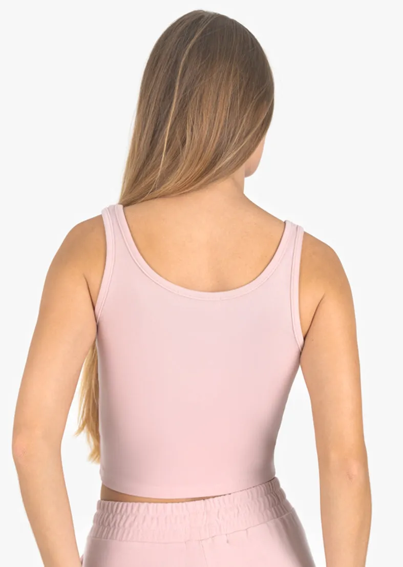 Cloudsoft Rib Lounge Tank Blush