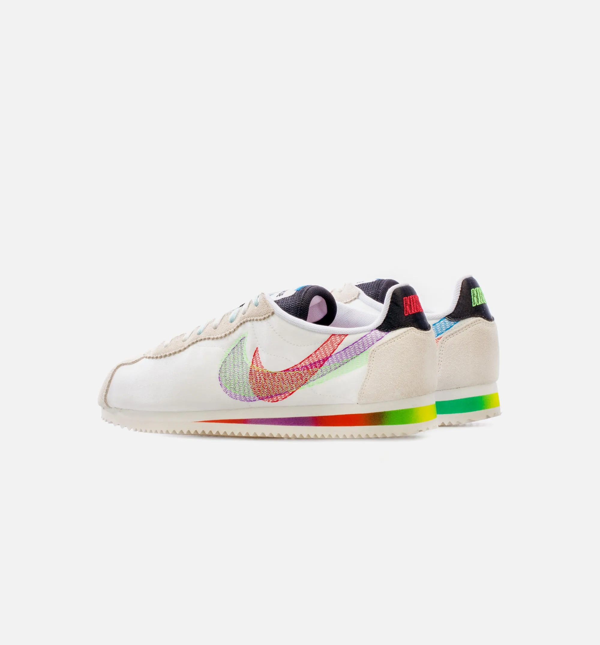 Cortez Be True Mens Lifestyle Shoe - White/Multi