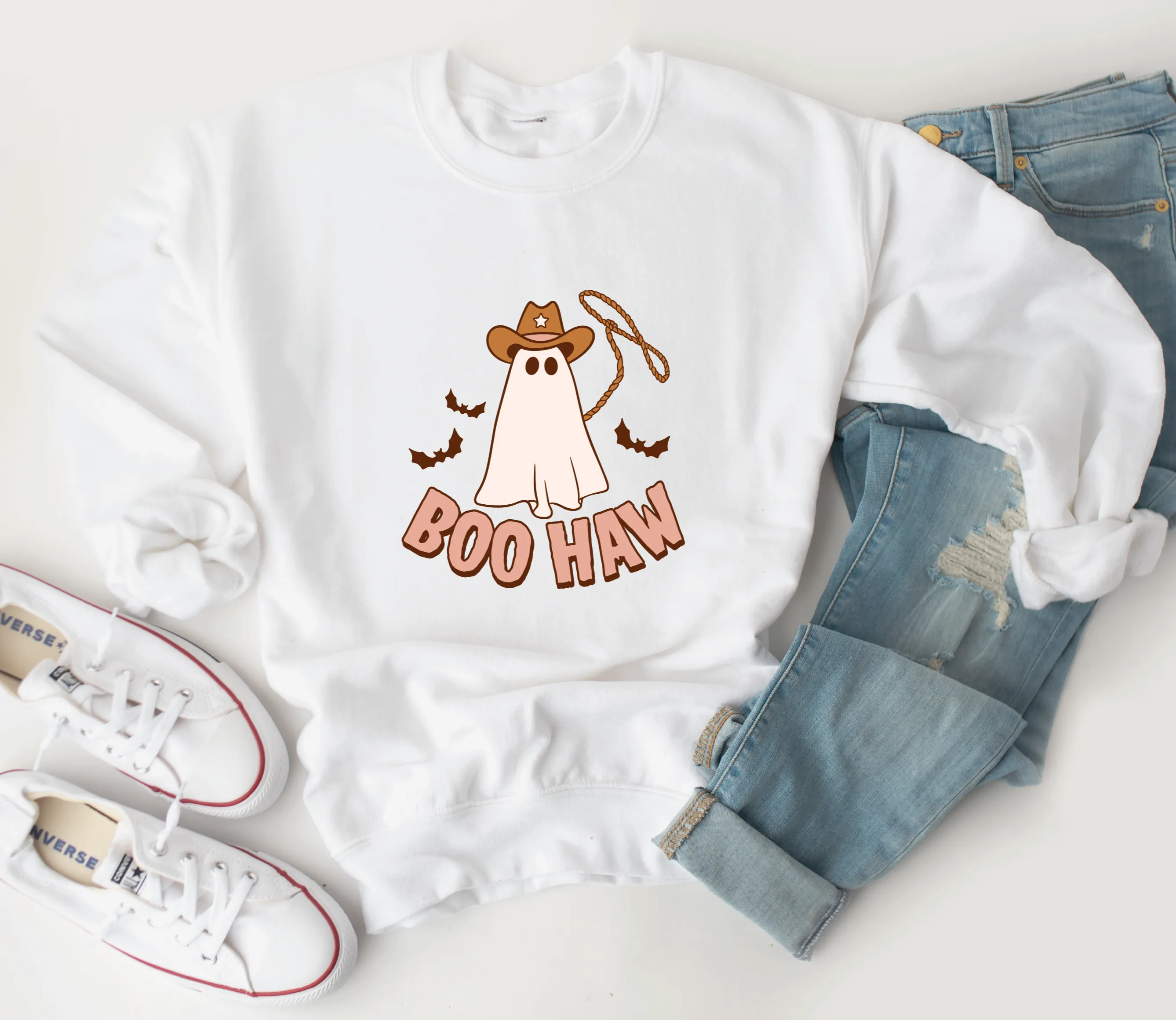 Cowboy Boo Haw Classic Sweater