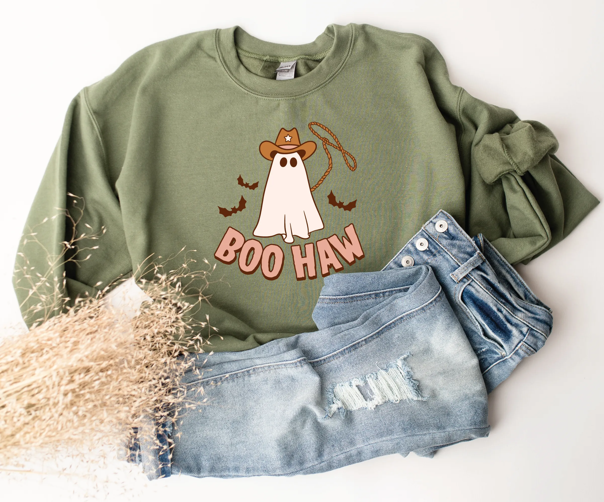 Cowboy Boo Haw Classic Sweater