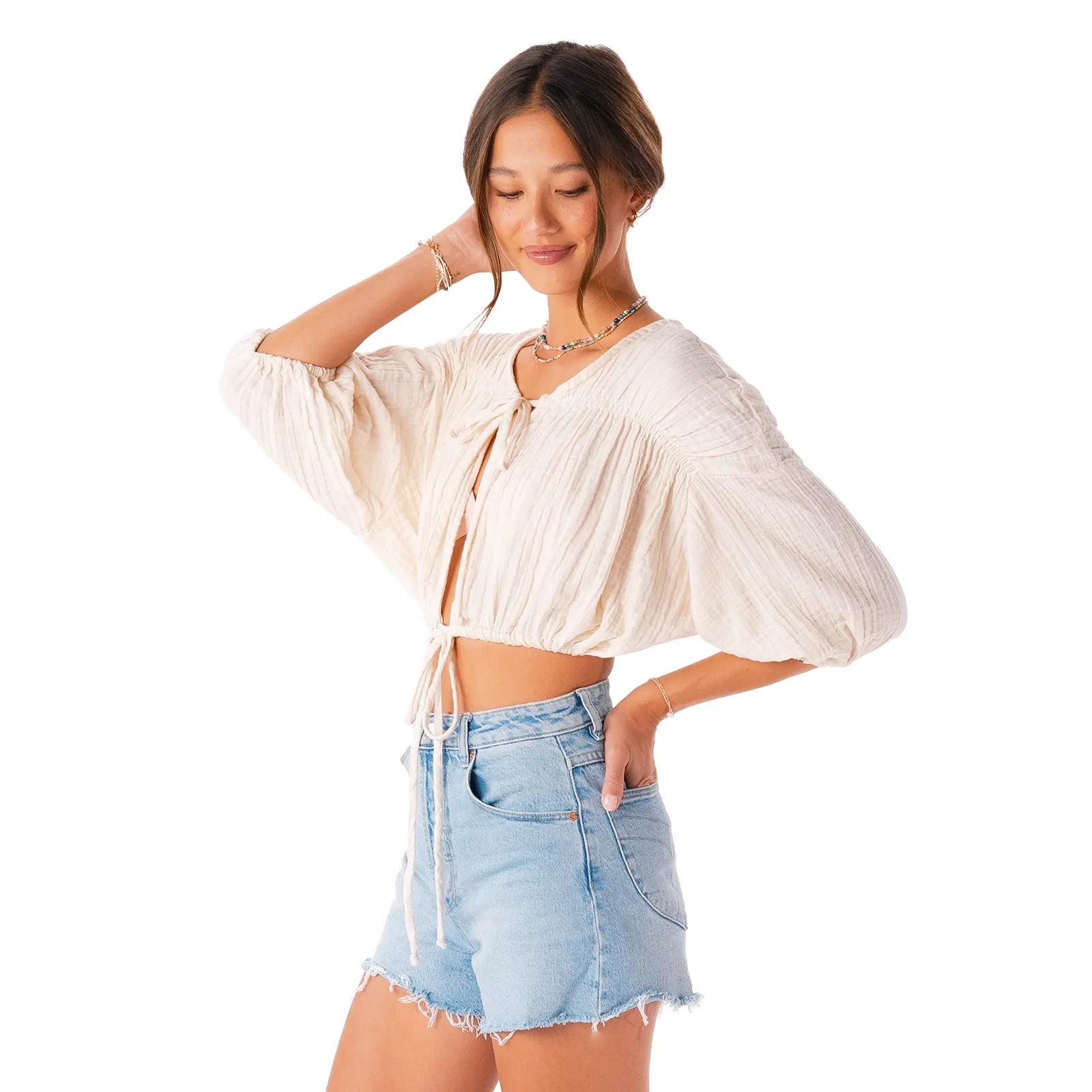 Cream Saltwater Shrug