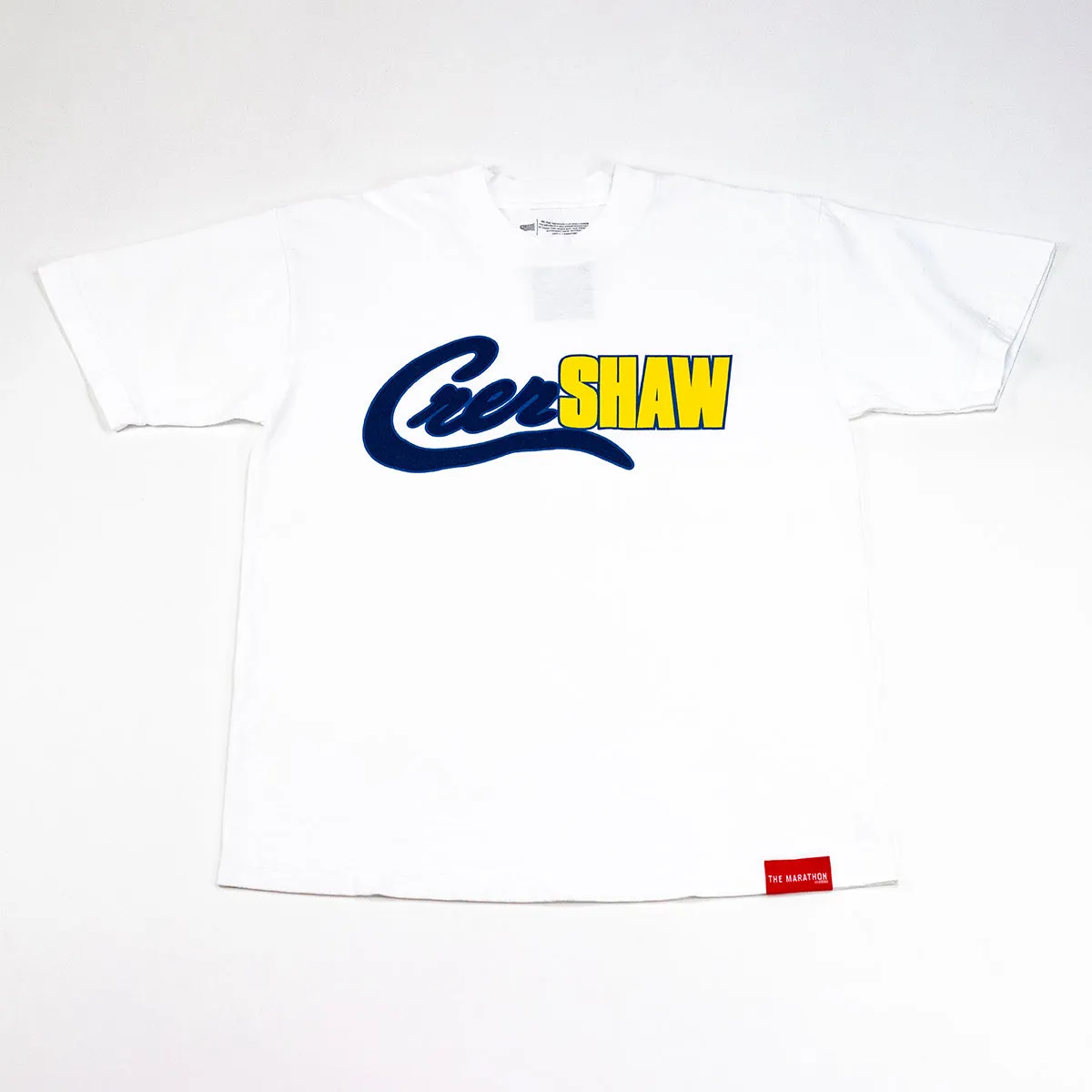 Crenshaw Mashup T-shirt - White/Navy/Gold