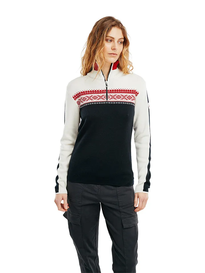 Dale of Norway - Dystingen Women's Sweater - Black and red